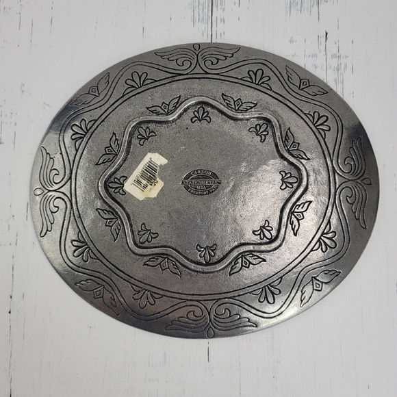 Carson Statesmetal Rooster Oval Platter Plate - Picture 3 of 16